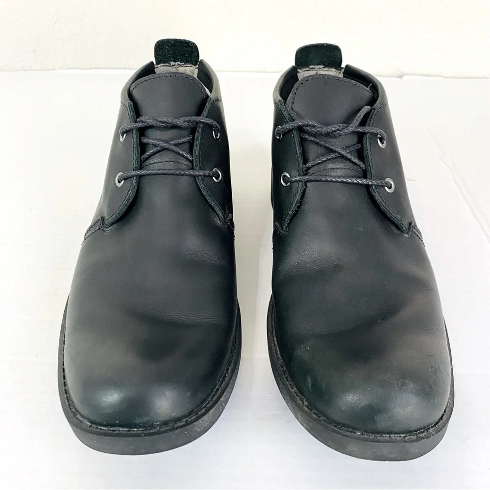 Timberland Black Leather City Lite Chukka Boots Size 7.5